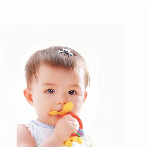 Pentagram Flower Baby Silicone Teether Anti-feeding Bite - Pentagram Flower Baby Silicone Teether Anti-feeding Bite - Image 0 of 8