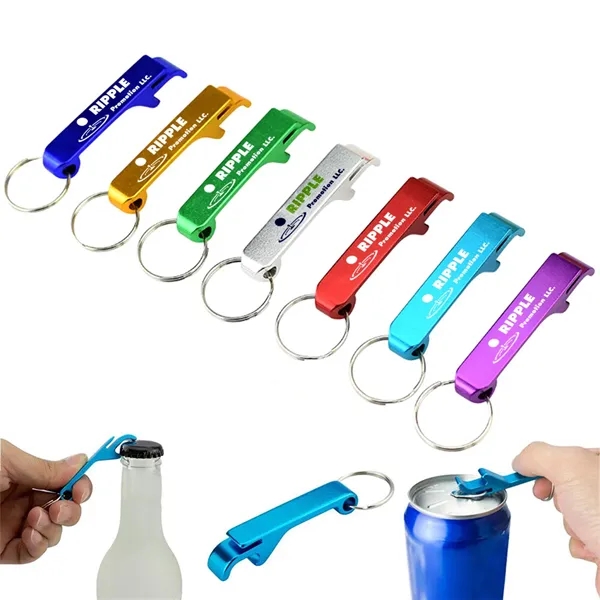 Portable Bottle Opener Keyring Beer LOGO Remover Keychain - Portable Bottle Opener Keyring Beer LOGO Remover Keychain - Image 0 of 8