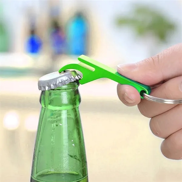 Portable Bottle Opener Keyring Beer LOGO Remover Keychain - Portable Bottle Opener Keyring Beer LOGO Remover Keychain - Image 7 of 8