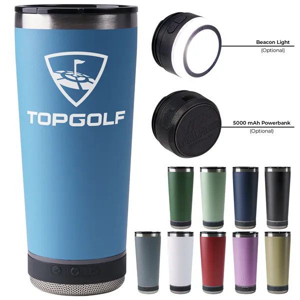 Vibe 18 Oz Tumbler W/ Bluetooth® Speaker - Vibe 18 Oz Tumbler W/ Bluetooth® Speaker - Image 0 of 9