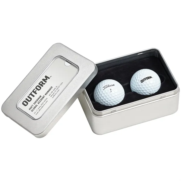 Titleist Prov1 2-Golf Ball Business Card Tin - Titleist Prov1 2-Golf Ball Business Card Tin - Image 0 of 2