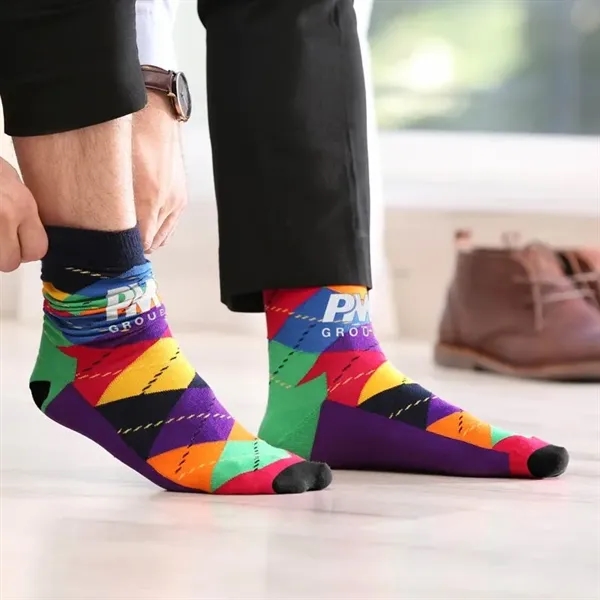 Crew Cut Dye Sublimated Socks - Crew Cut Dye Sublimated Socks - Image 4 of 4