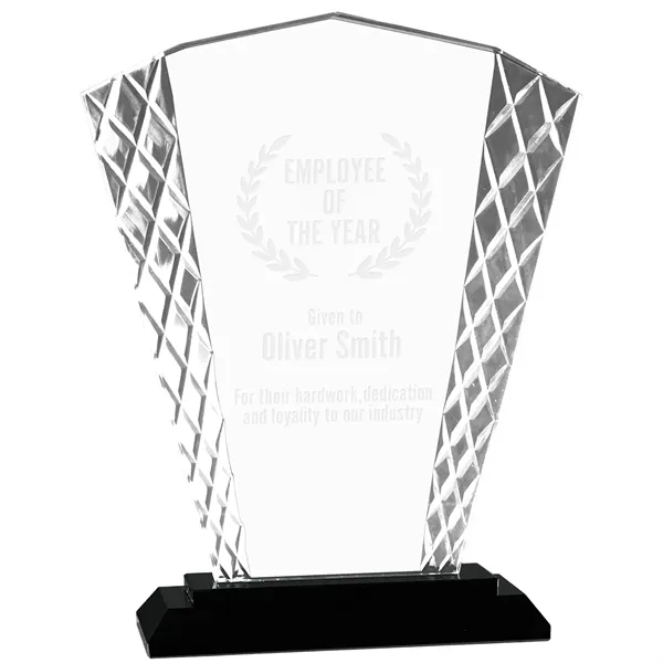Medium Fan Accent Glass Awards - Medium Fan Accent Glass Awards - Image 0 of 1