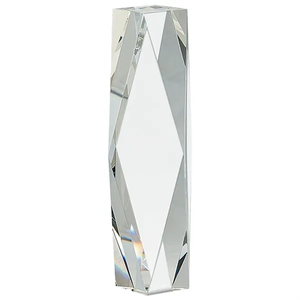 Clear Crystal Facet Tower Custom Awards - Clear Crystal Facet Tower Custom Awards - Image 1 of 1