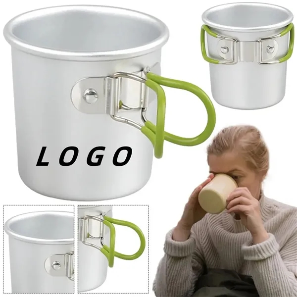 Outdoor Folding Aluminum Cup - Outdoor Folding Aluminum Cup - Image 0 of 3