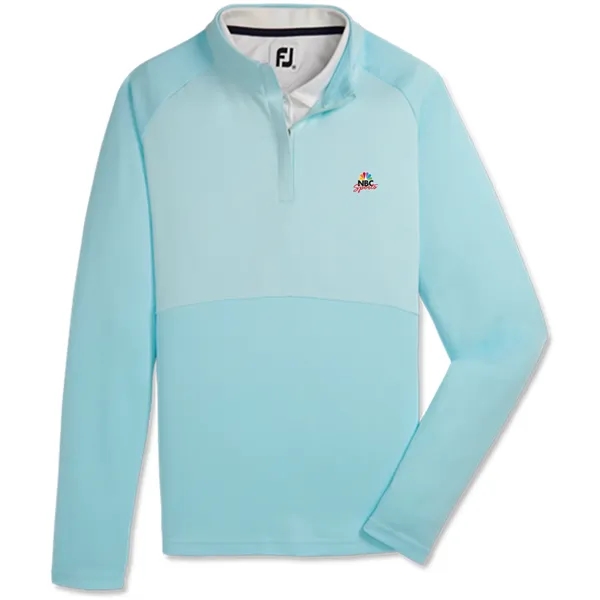 Foot Joy Womens Heather Block 1/4 Zip Midlayer - Foot Joy Womens Heather Block 1/4 Zip Midlayer - Image 6 of 8