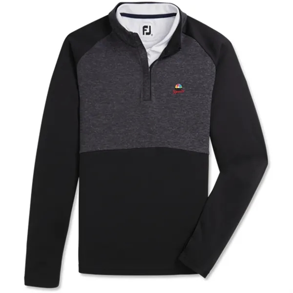 Foot Joy Womens Heather Block 1/4 Zip Midlayer - Foot Joy Womens Heather Block 1/4 Zip Midlayer - Image 1 of 8