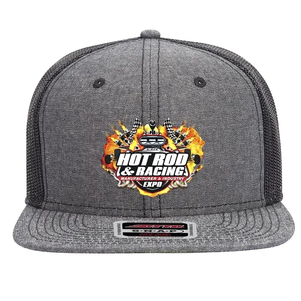 OTTO SNAP 6 PANEL MID PROFILE MESH BACK TRUCKER SNAPBACK HAT - OTTO SNAP 6 PANEL MID PROFILE MESH BACK TRUCKER SNAPBACK HAT - Image 4 of 45