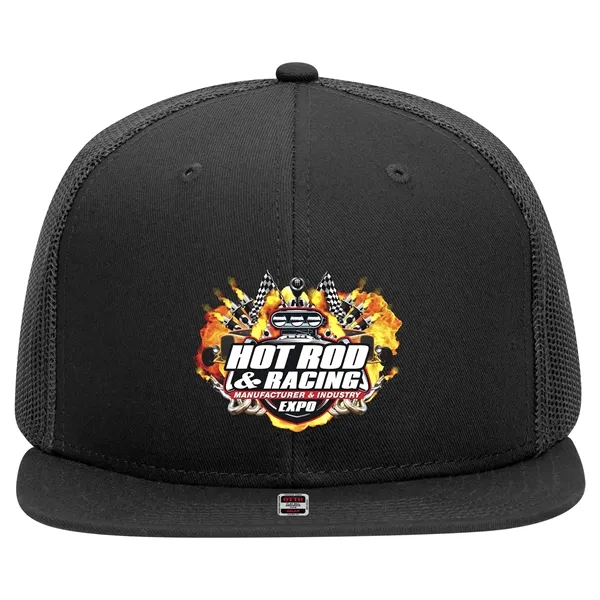 OTTO SNAP 6 PANEL MID PROFILE MESH BACK TRUCKER SNAPBACK HAT - OTTO SNAP 6 PANEL MID PROFILE MESH BACK TRUCKER SNAPBACK HAT - Image 6 of 45