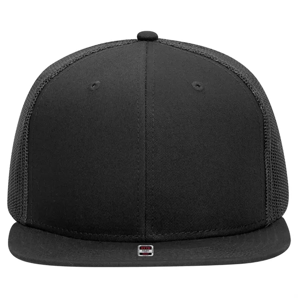 OTTO SNAP 6 PANEL MID PROFILE MESH BACK TRUCKER SNAPBACK HAT - OTTO SNAP 6 PANEL MID PROFILE MESH BACK TRUCKER SNAPBACK HAT - Image 7 of 45