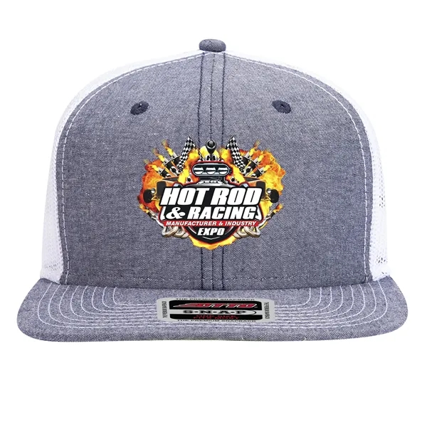 OTTO SNAP 6 PANEL MID PROFILE MESH BACK TRUCKER SNAPBACK HAT - OTTO SNAP 6 PANEL MID PROFILE MESH BACK TRUCKER SNAPBACK HAT - Image 14 of 45