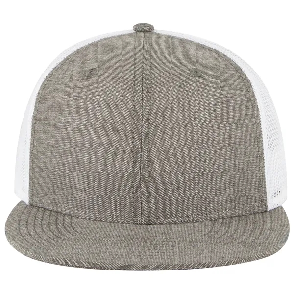 OTTO SNAP 6 PANEL MID PROFILE MESH BACK TRUCKER SNAPBACK HAT - OTTO SNAP 6 PANEL MID PROFILE MESH BACK TRUCKER SNAPBACK HAT - Image 19 of 45