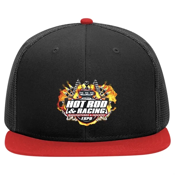 OTTO SNAP 6 PANEL MID PROFILE MESH BACK TRUCKER SNAPBACK HAT - OTTO SNAP 6 PANEL MID PROFILE MESH BACK TRUCKER SNAPBACK HAT - Image 22 of 45