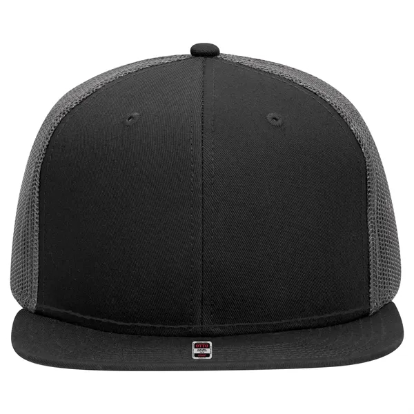 OTTO SNAP 6 PANEL MID PROFILE MESH BACK TRUCKER SNAPBACK HAT - OTTO SNAP 6 PANEL MID PROFILE MESH BACK TRUCKER SNAPBACK HAT - Image 29 of 45