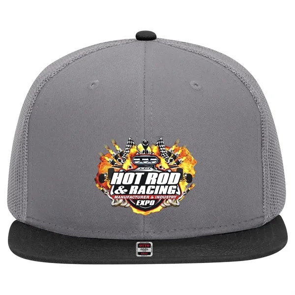 OTTO SNAP 6 PANEL MID PROFILE MESH BACK TRUCKER SNAPBACK HAT - OTTO SNAP 6 PANEL MID PROFILE MESH BACK TRUCKER SNAPBACK HAT - Image 30 of 45