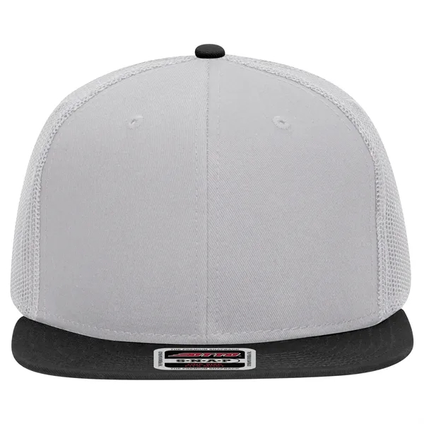 OTTO SNAP 6 PANEL MID PROFILE MESH BACK TRUCKER SNAPBACK HAT - OTTO SNAP 6 PANEL MID PROFILE MESH BACK TRUCKER SNAPBACK HAT - Image 33 of 45