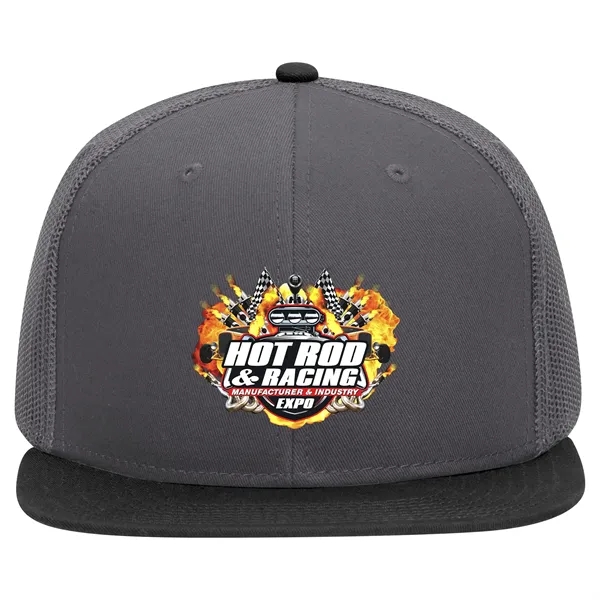 OTTO SNAP 6 PANEL MID PROFILE MESH BACK TRUCKER SNAPBACK HAT - OTTO SNAP 6 PANEL MID PROFILE MESH BACK TRUCKER SNAPBACK HAT - Image 34 of 45