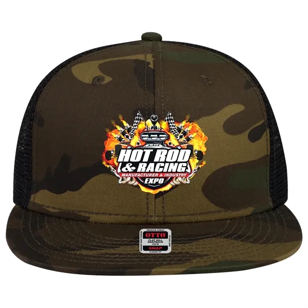 OTTO SNAP 6 PANEL MID PROFILE MESH BACK TRUCKER SNAPBACK HAT - OTTO SNAP 6 PANEL MID PROFILE MESH BACK TRUCKER SNAPBACK HAT - Image 40 of 45