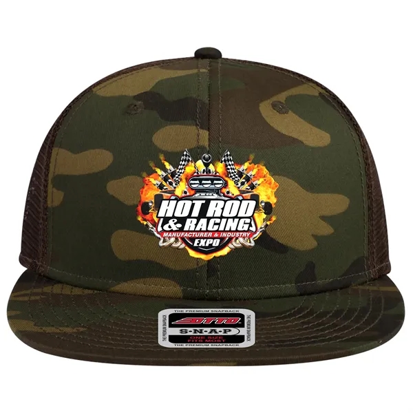 OTTO SNAP 6 PANEL MID PROFILE MESH BACK TRUCKER SNAPBACK HAT - OTTO SNAP 6 PANEL MID PROFILE MESH BACK TRUCKER SNAPBACK HAT - Image 42 of 45