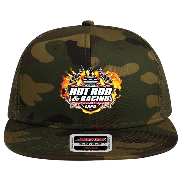 OTTO SNAP 6 PANEL MID PROFILE MESH BACK TRUCKER SNAPBACK HAT - OTTO SNAP 6 PANEL MID PROFILE MESH BACK TRUCKER SNAPBACK HAT - Image 44 of 45