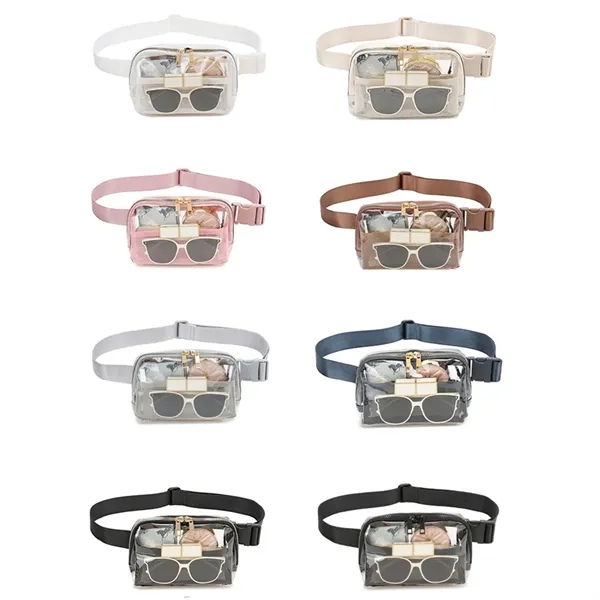 Clear Bag Stadium Approved Crossbody Fanny Belt  Pack Unisex - Clear Bag Stadium Approved Crossbody Fanny Belt  Pack Unisex - Image 3 of 6