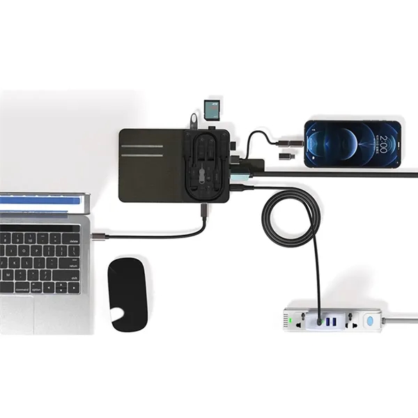 Compact Charging Hub Kit phone laptop extender Power Banks - Compact Charging Hub Kit phone laptop extender Power Banks - Image 3 of 4