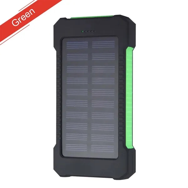 10,000-mAh Solar Power Bank W/ Flashlight compass Carabiner - 10,000-mAh Solar Power Bank W/ Flashlight compass Carabiner - Image 9 of 12