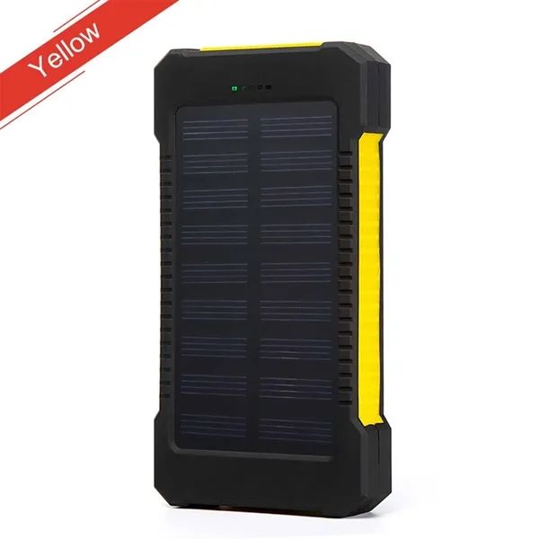 10,000-mAh Solar Power Bank W/ Flashlight compass Carabiner - 10,000-mAh Solar Power Bank W/ Flashlight compass Carabiner - Image 10 of 12