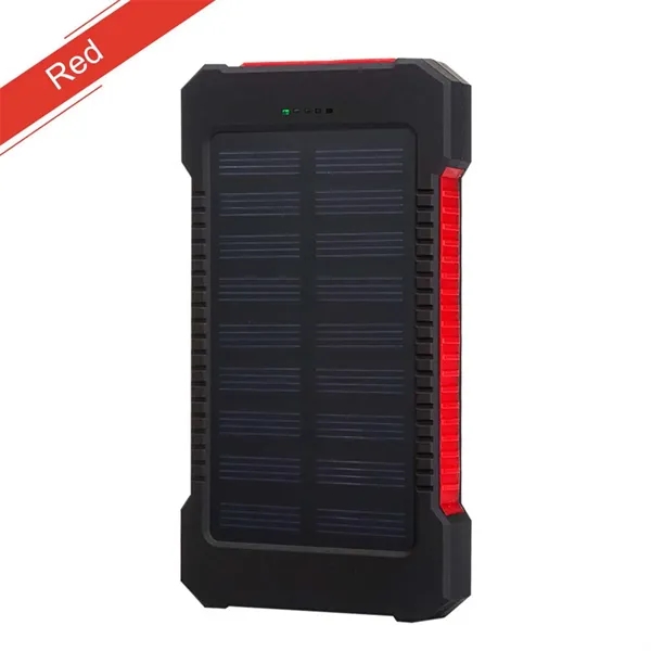 10,000-mAh Solar Power Bank W/ Flashlight compass Carabiner - 10,000-mAh Solar Power Bank W/ Flashlight compass Carabiner - Image 11 of 12