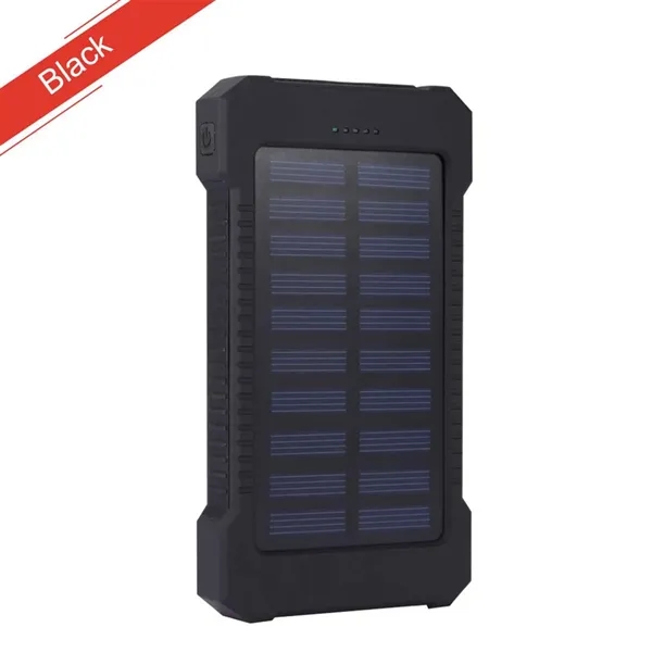 10,000-mAh Solar Power Bank W/ Flashlight compass Carabiner - 10,000-mAh Solar Power Bank W/ Flashlight compass Carabiner - Image 12 of 12