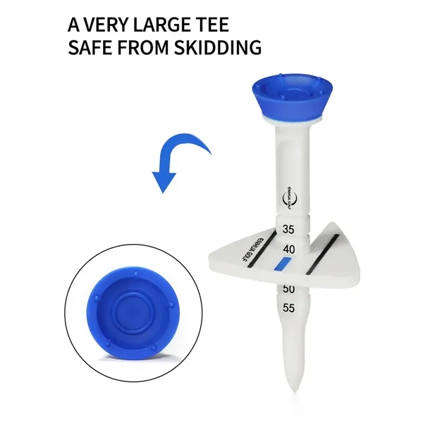 Golf Tees Adjustable Height Triangular Directional Design - Golf Tees Adjustable Height Triangular Directional Design - Image 3 of 5