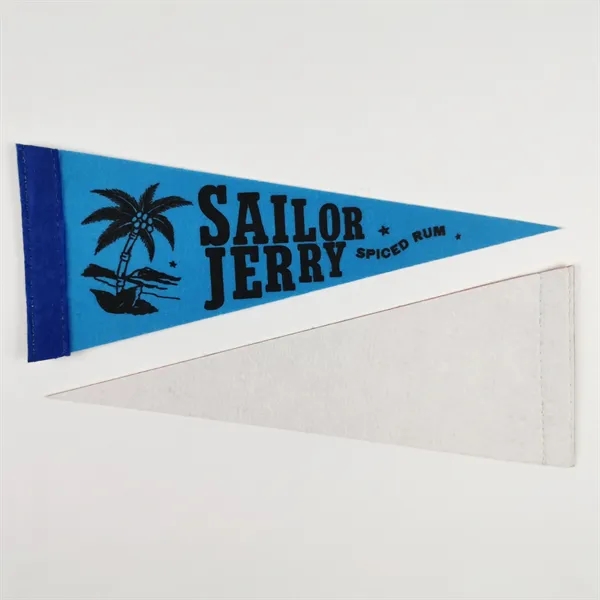 8" x 18" Custom Printed Felt Pennant - 8" x 18" Custom Printed Felt Pennant - Image 2 of 2