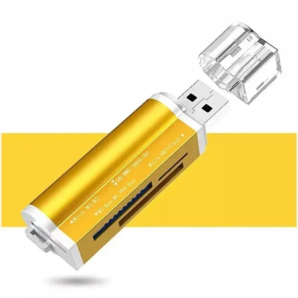 Portable USB 2.0 4 in 1 Memory Multi Card Reader - Portable USB 2.0 4 in 1 Memory Multi Card Reader - Image 3 of 7