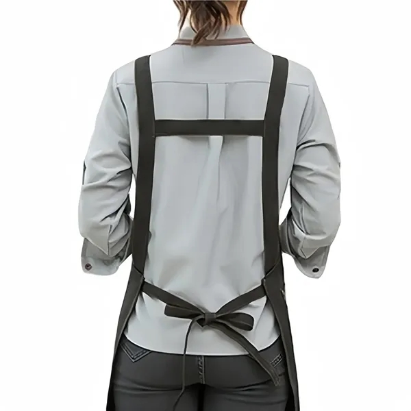 Adjustable Canvas Kitchen Apron - Adjustable Canvas Kitchen Apron - Image 4 of 5
