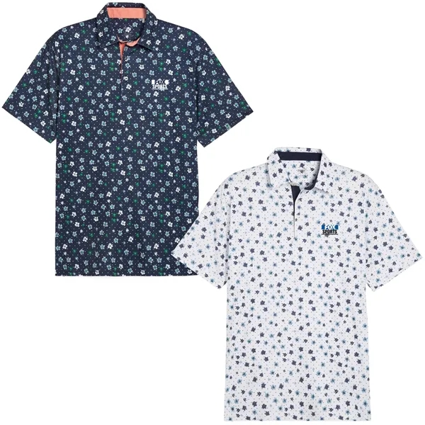 Puma Cloudspun Mens Floral Polo