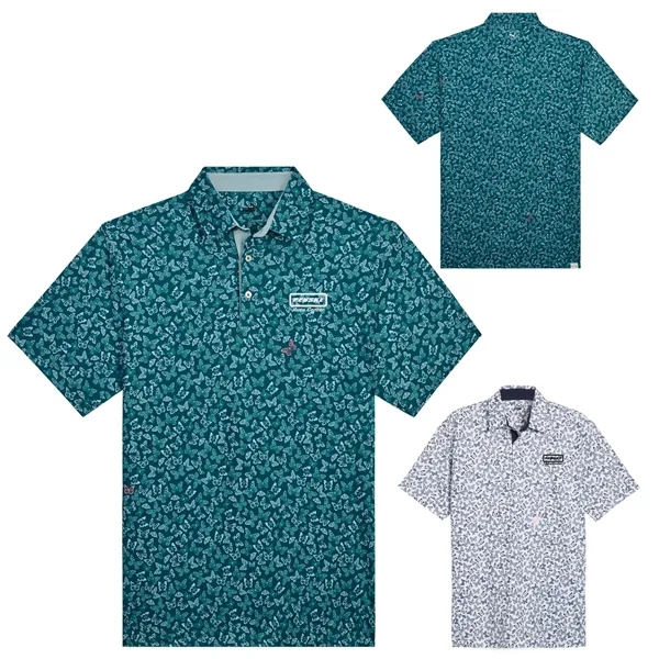 Puma Cloudspun Mens Butterflies Polo
