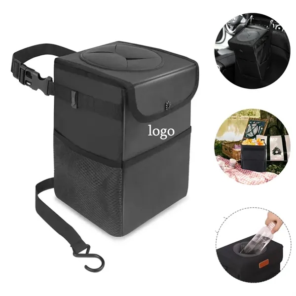 Car Trash Bag Bin Hanging Waterproof - Car Trash Bag Bin Hanging Waterproof - Image 0 of 4