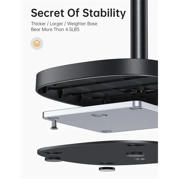 Angle Adjustable Cell Phone Stand for Desk & Office - Angle Adjustable Cell Phone Stand for Desk & Office - Image 2 of 4