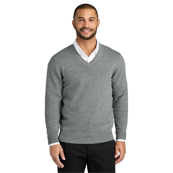 Port Authority Easy Care V-Neck Sweater - Port Authority Easy Care V-Neck Sweater - Image 9 of 19