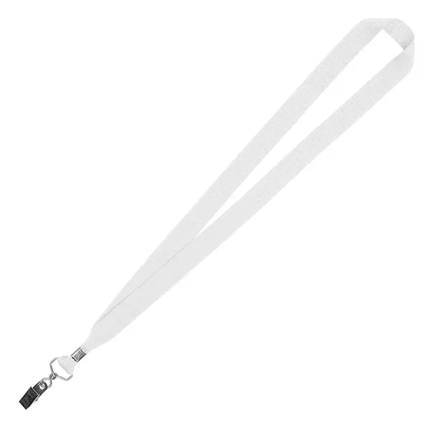 3/4" Eco Friendly rPET Lanyard with Bulldog Clip - 3/4" Eco Friendly rPET Lanyard with Bulldog Clip - Image 6 of 10