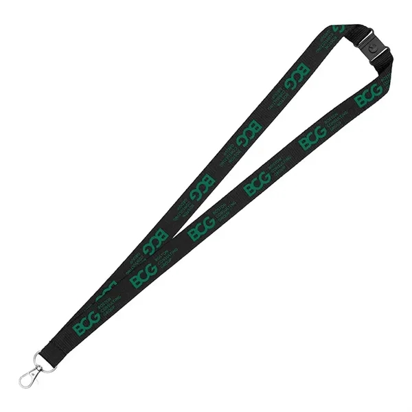 3/4" Eco Friendly rPET Lanyard with Safety Breakaway - 3/4" Eco Friendly rPET Lanyard with Safety Breakaway - Image 5 of 12