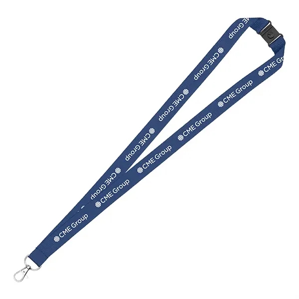 3/4" Eco Friendly rPET Lanyard with Safety Breakaway - 3/4" Eco Friendly rPET Lanyard with Safety Breakaway - Image 6 of 12
