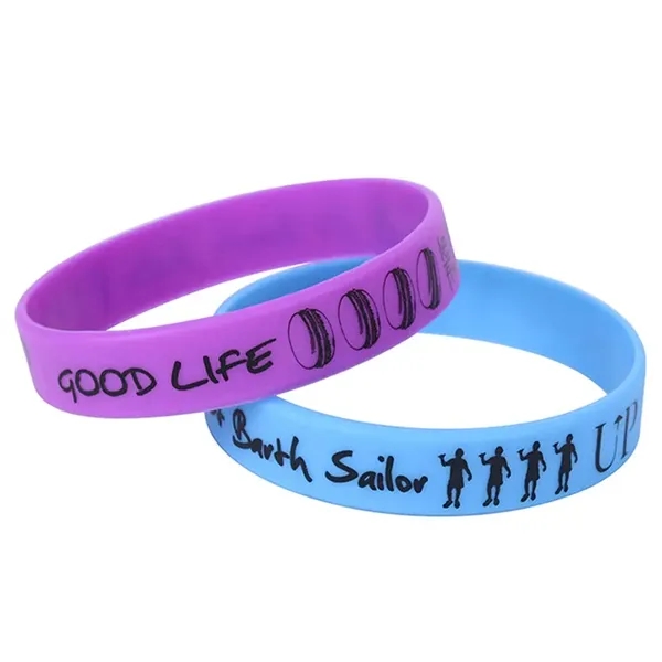 Glow in the Dark Silicone Bracelet - Glow in the Dark Silicone Bracelet - Image 3 of 3