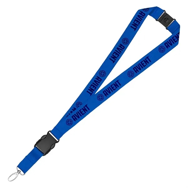 1" Eco Friendly rPET Lanyard w/ Buckle and Safety Breakaway - 1" Eco Friendly rPET Lanyard w/ Buckle and Safety Breakaway - Image 2 of 10