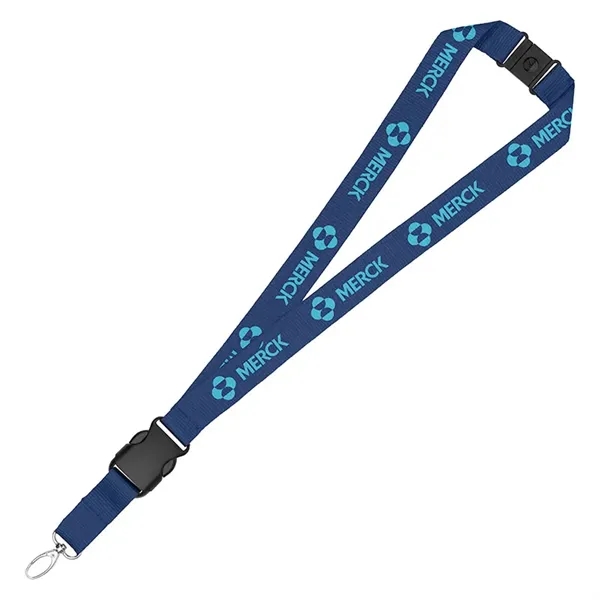 1" Eco Friendly rPET Lanyard w/ Buckle and Safety Breakaway - 1" Eco Friendly rPET Lanyard w/ Buckle and Safety Breakaway - Image 5 of 10