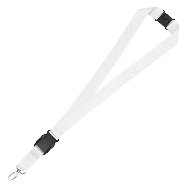 1" Eco Friendly rPET Lanyard w/ Buckle and Safety Breakaway - 1" Eco Friendly rPET Lanyard w/ Buckle and Safety Breakaway - Image 6 of 10