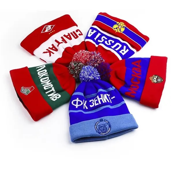 Beanie with PomPom - Beanie with PomPom - Image 1 of 3