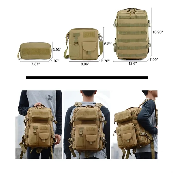 Outdoor Sports Pack Hiking Bag Tactical 30L Backpack - Outdoor Sports Pack Hiking Bag Tactical 30L Backpack - Image 2 of 4