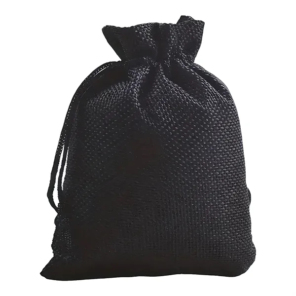 Stylish Burlap Bags Jewelry With Drawstring - Stylish Burlap Bags Jewelry With Drawstring - Image 4 of 9