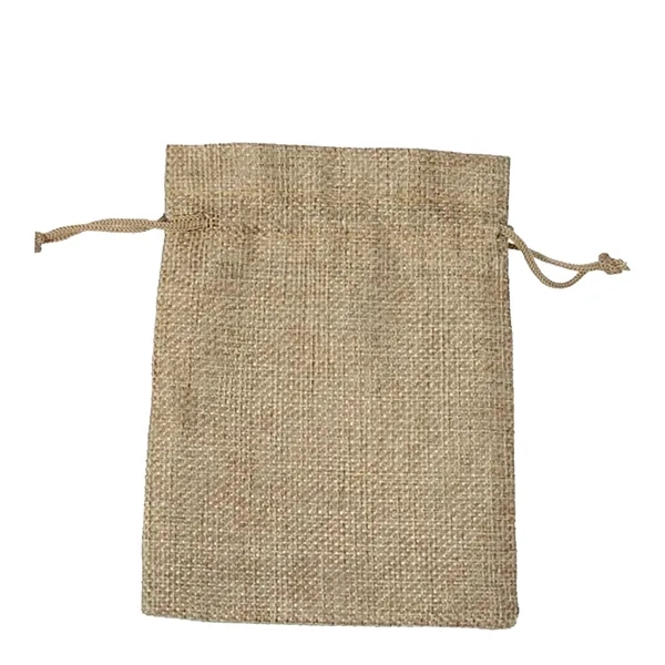 Stylish Burlap Bags Jewelry With Drawstring - Stylish Burlap Bags Jewelry With Drawstring - Image 6 of 9